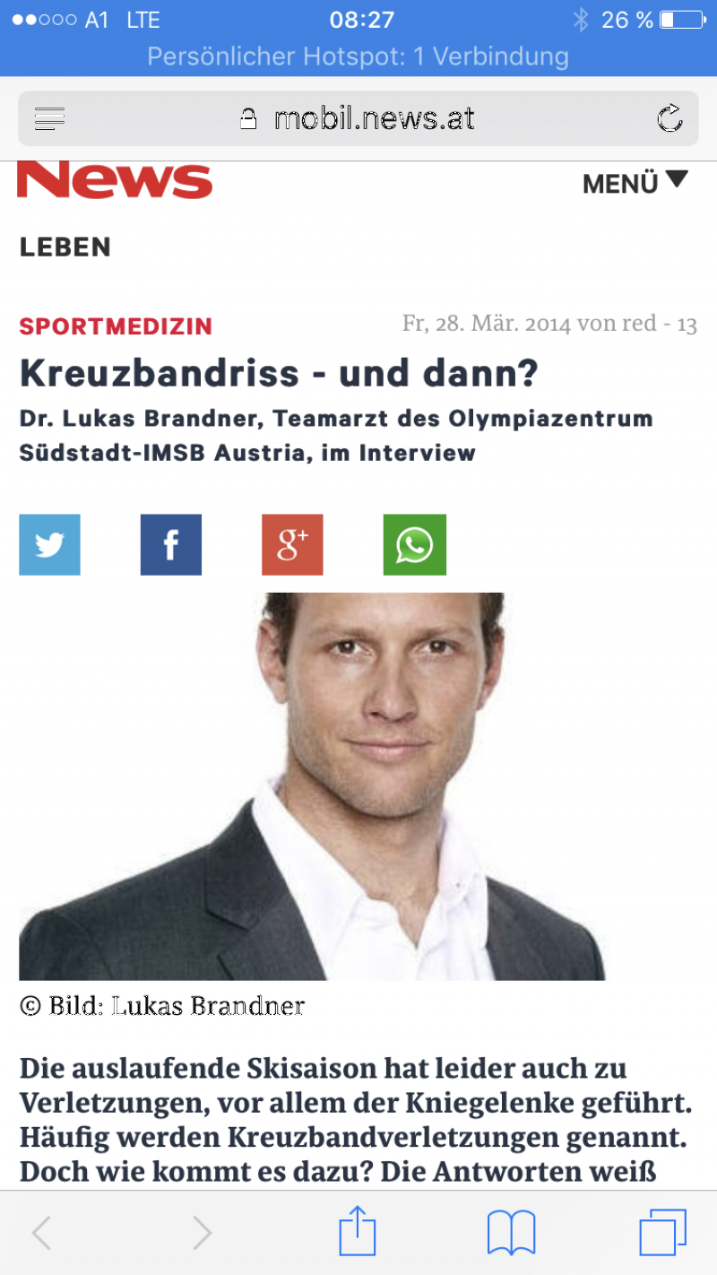 Ärztezentrum 1010 Wien, Meniskussriss, Kreuzbandriss, Seitenbandriss, Sportmedic, Sportarzt, Orthopädie 1010 Wien, Unfallchirurg 1010 Wien